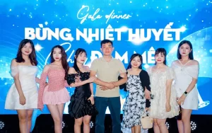 Đ&ecirc;m tiệc Gala Dinner "B&ugrave;ng nhiệt huyết - Ch&aacute;y đam m&ecirc;"