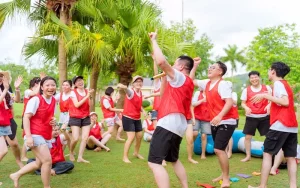 Teambuilding đầy th&uacute; vị tại&nbsp; Anh Phat Resort Thanh H&oacute;a