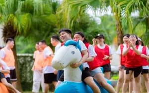 Teambuilding đầy th&uacute; vị tại&nbsp; Anh Phat Resort Thanh H&oacute;a